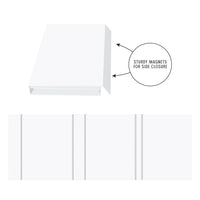 White - 49 And Market Create-An-Album Triple Flip Album Base