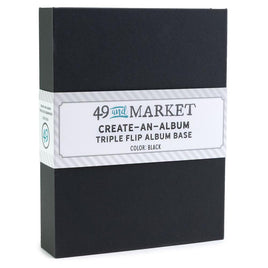 Black - 49 And Market Create-An-Album Triple Flip Album Base