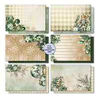 Pine Festivities 6x4 Card Pack - 3Quarter Designs