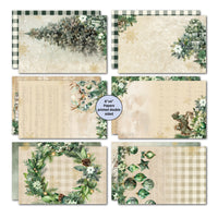 Pine Festivities 6x4 Card Pack - 3Quarter Designs
