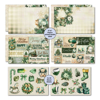 Pine Festivities 6x4 Card Pack - 3Quarter Designs