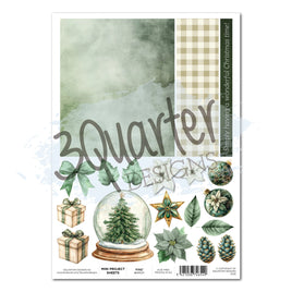 Pine Festivities Mini Project Sheet - 3Quarter Designs