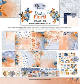 3Quarter Designs - Dusky Floral - Scrapbook Collection