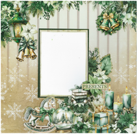 Pine Festivities 12x12 Designer Paper & Diecuts Set - 3Quarter Designs