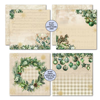 Pine Festivities 12x12 Designer Paper & Diecuts Set - 3Quarter Designs