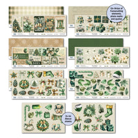 Pine Festivities 12x12 Designer Paper & Diecuts Set - 3Quarter Designs