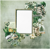 Pine Festivities 12x12 Designer Paper & Diecuts Set - 3Quarter Designs