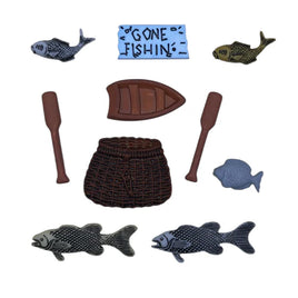 Fishing Craft Buttons