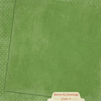 Pine Green Patterns & Solids 12×12 Paper
