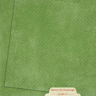 Pine Green Patterns & Solids 12×12 Paper