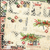 Merry-ful Greetings Journaling Cut-apart 12×12 Paper