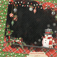 Snowman Layout 12×12 Paper