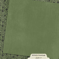 Gothic Green Patterns & Solids 12×12 Paper
