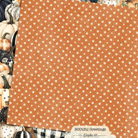 Pumpkins & Polkadots 12×12 Paper