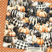 Pumpkins & Polkadots 12×12 Paper