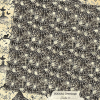 Witchy Spiderwebs 12×12 Paper