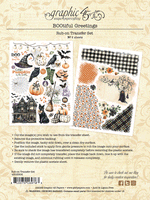 BOOtiful Greetings Rub-on Transfers