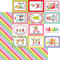 Oh What Fun - Doodlebug Double-Sided Paper Pack 12"X12" 12/Pkg