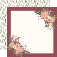 Pressed Floral - Carta Bella Double-Sided Paper Pad 6"X6"