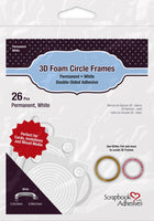 Scrapbook Adhesives 3D Foam Circle Frames 26/Pkg
