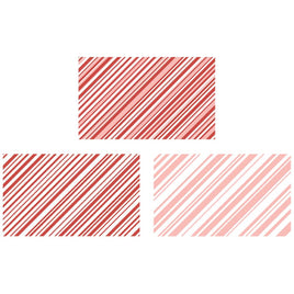 Candy Stripes - Sizzix Clear Stamp Set By 49 And Market 2/Pkg