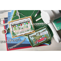 Trees And Trinkets - Sizzix Famelits Die & Stamp Set By 49 And Market 32/Pkg