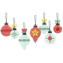 Baubles - Sizzix Framelits Die & Stamp Set By 49 And Market 30/Pkg