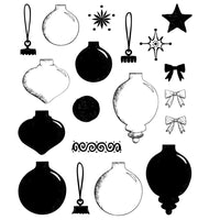 Baubles - Sizzix Framelits Die & Stamp Set By 49 And Market 30/Pkg
