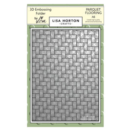 Parquet Flooring - Lisa Horton Crafts A6 Embossing Folder