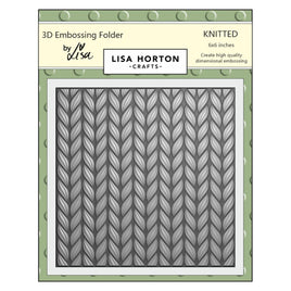 Knitted - Lisa Horton Crafts Embossing Folder