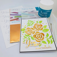 Butterscotch - Gina K Designs Fancy Foil 6"X8" 12/Pkg
