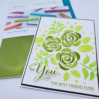 Fresh Asparagus - Matte Finish - Gina K Designs Fancy Foil 6"X8" 12/Pkg