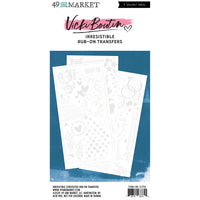 Irresistible Curiosities By Vicki Boutin - 49 And Market Rub-On Transfer Set