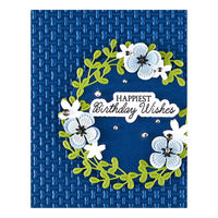 Linen - Spellbinders 3D Embossing Folder by Suzanne Hue