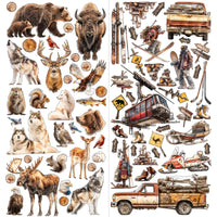 Elements, Timber And Tweed - 49 And Market Laser Cut Outs