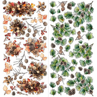 Floral, Timber And Tweed - 49 And Market Laser Cut Outs