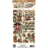 Floral, Timber And Tweed - 49 And Market Laser Cut Outs