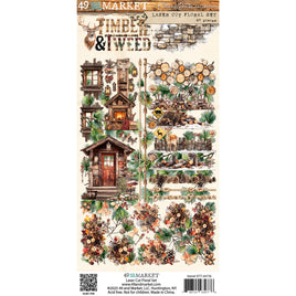 Floral, Timber And Tweed - 49 And Market Laser Cut Outs