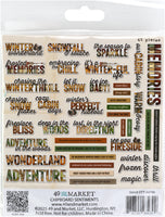 Sentiments, Timber And Tweed - 49 And Market Chipboard Set