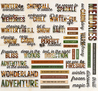 Sentiments, Timber And Tweed - 49 And Market Chipboard Set