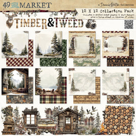 Timber And Tweed - 49 And Market Collection Pack 12"X12"
