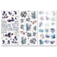 Plume & Petal -  49 And Market Blendable Rub-On Transfer Set 6"X12"