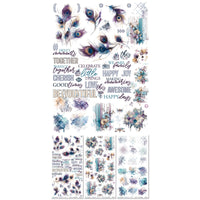 Plume & Petal -  49 And Market Blendable Rub-On Transfer Set 6"X12"