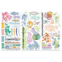 Artful Moments - 49 And Market Rub-On Transfer Set