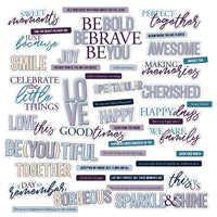 Sentiments, Plume & Petal - 49 And Market Chipboard Set