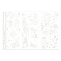 Layers, Irresistible - 49 And Market Rub-On Transfer Set