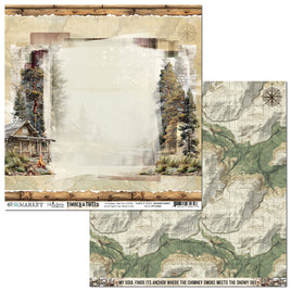 Wooded Forest - Timber And Tweed Double-Sided Cardstock 12"X12"