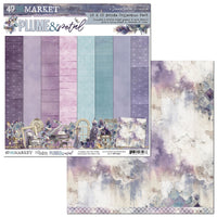 Plume & Petal -  49 And Market Solids Collection Pack 12"X12"