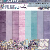Plume & Petal -  49 And Market Solids Collection Pack 12"X12"