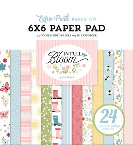 In Full Bloom - Echo Park Double-Sided Paper Pad 6"X6"